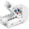 Keystone modulis Trendnet TC-K50C6 Cat6, 50 vnt., įrankio nereikalaujantis, baltas