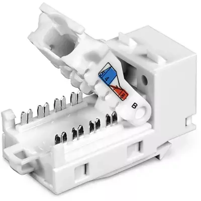 Keystone modulis Trendnet TC-K50C6 Cat6, 50 vnt., įrankio nereikalaujantis, baltas