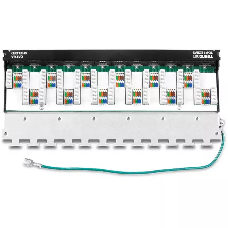Patch Panel Trendnet TC-P12C6AS 12 prievadų Cat6A ekranuotas sieninis