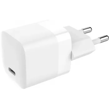 Vision USB-C įkroviklis 30W EU kištukas Baltas Universalus maitinimo adapteris