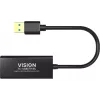 Tinklo plokštė Vision TC-USBETH/BL, USB į RJ45 adapteris