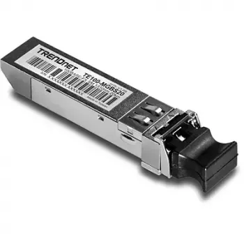 Trendnet TE100-MGBS20 šviesolaidinis SFP siųstuvas-imtuvas, 155 Mbit/s, 20 km, 1310 nm, vienmodis, Duplex-LC