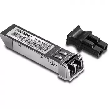 Trendnet TE100-MGBS20 šviesolaidinis SFP siųstuvas-imtuvas, 155 Mbit/s, 20 km, 1310 nm, vienmodis, Duplex-LC