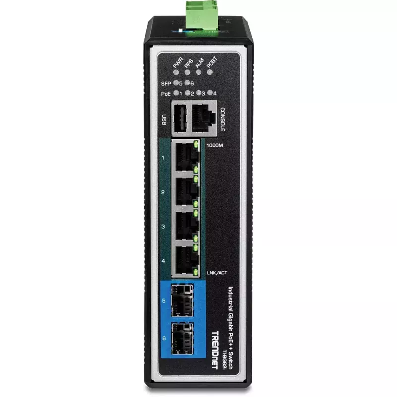 Valdomas jungiklis Trendnet TI-BG62I L2+ Gigabit Ethernet PoE 4 prievadai