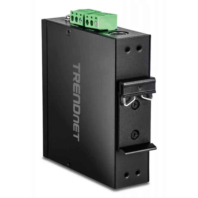 Nevaldomas Gigabit Ethernet jungiklis TRENDnet TI-G51SC, 4x RJ-45 10/100/1000, 10 Gbit/s talpa, 2000 MAC, 9–60V, montuojamas ant sienos