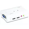 KVM jungiklis Trendnet TK-209K, 2 prievadai, VGA, USB, garsas