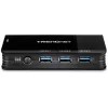 USB jungiklis Trendnet TK-U404, 4 prievadai, USB 3.1 Gen 1