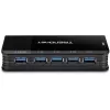 USB jungiklis Trendnet TK-U404, 4 prievadai, USB 3.1 Gen 1