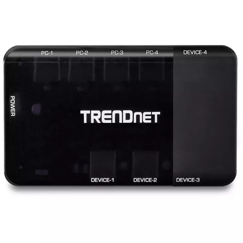 USB jungiklis Trendnet TK-U404, 4 prievadai, USB 3.1 Gen 1