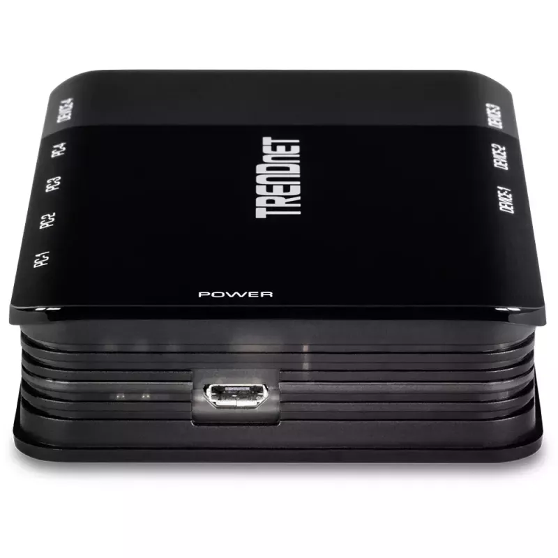USB jungiklis Trendnet TK-U404, 4 prievadai, USB 3.1 Gen 1