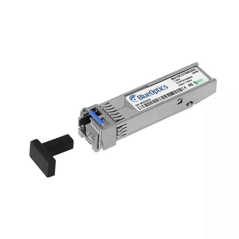 SFP modulis BlueOptics TN-SFP-LXB21T-BO, 20 km, 1550 nm Tx / 1310 nm Rx, LC simplex