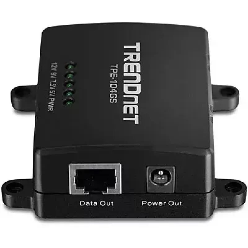 Trendnet TPE-104GS Gigabit PoE skirstytuvas (juodas)