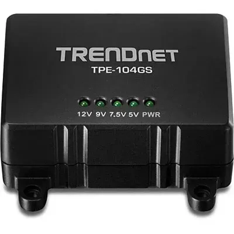 Trendnet TPE-104GS Gigabit PoE skirstytuvas (juodas)