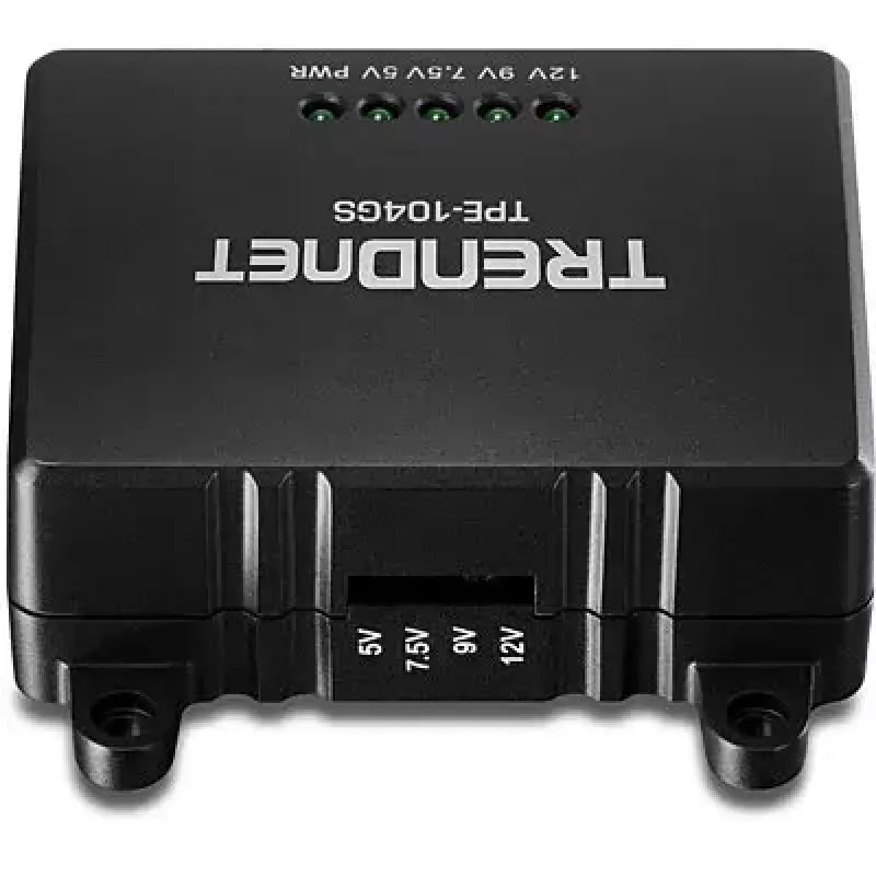 Trendnet TPE-104GS Gigabit PoE skirstytuvas (juodas)