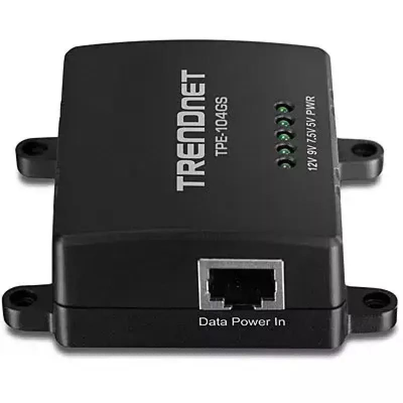 Trendnet TPE-104GS Gigabit PoE skirstytuvas (juodas)