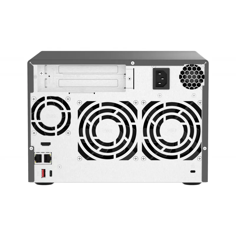 QNAP TVS-h674 NAS bokštas Intel® Core™ i3-12100 16 GB DDR4 0 TB QuTS hero Juoda