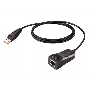 ATEN UC232BF konsolinis adapterio kabelis USB-A – RJ-45, 1,2 m, juodas