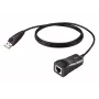 ATEN UC232BF konsolinis adapterio kabelis USB-A – RJ-45, 1,2 m, juodas