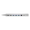 USB Hubas ATEN UH3240 Type-C sidabrinis 3.5mm HDMI RJ-45 USB 3.2