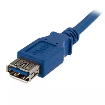 StarTech.com 1m mėlynas SuperSpeed USB 3.0 ilginimo kabelis A-A (vyriškas/moteriškas)