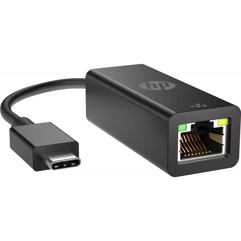 HP USB-C į RJ45 adapteris, USB Type-C, RJ-45, vyriškas, juodas, verslui, Windows 10, Windows 7, Windows 8, Windows 8.1