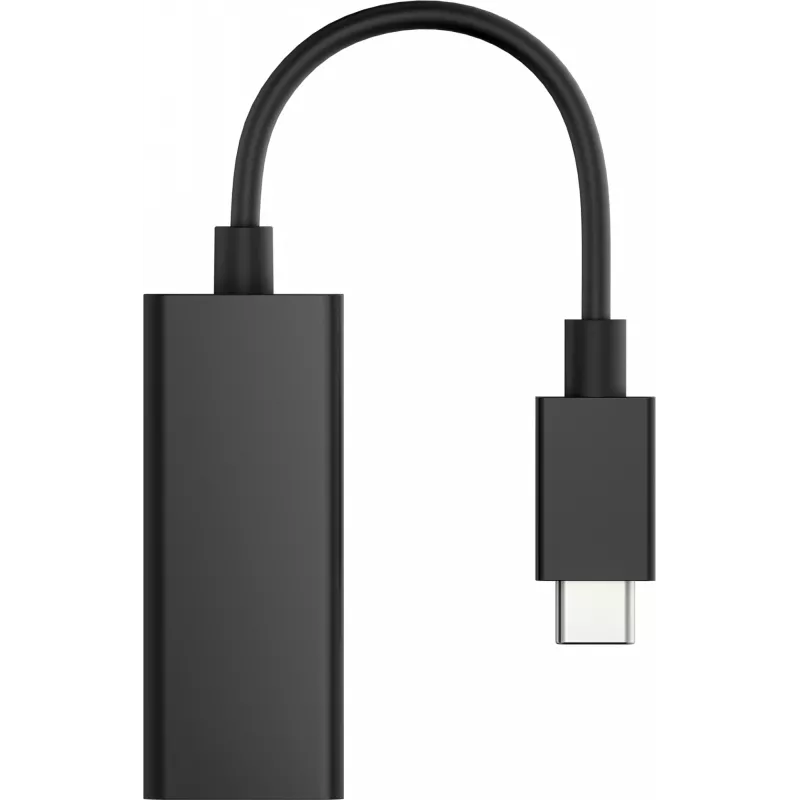 HP USB-C į RJ45 adapteris, USB Type-C, RJ-45, vyriškas, juodas, verslui, Windows 10, Windows 7, Windows 8, Windows 8.1