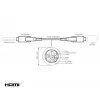 HDMI kabelis ATEN VE7834A 60 m Type-A Type-D 18 Gbit/s juodas