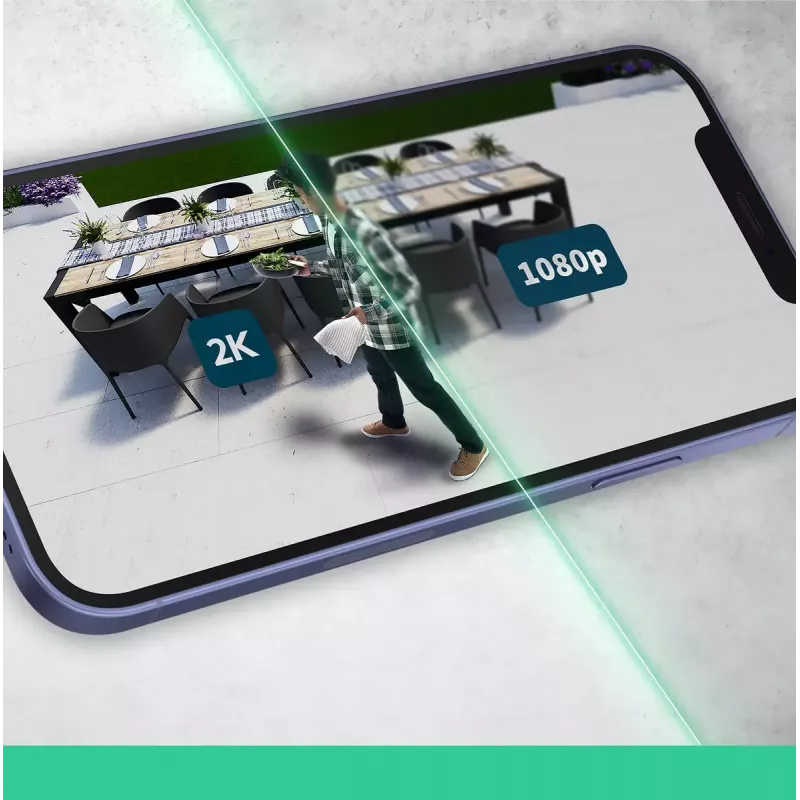 IP apsaugos kamera Arlo Essential 2K 2560 x 1440 belaidė vidaus ir lauko