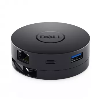 DELL DA300 USB-C 6-in-1 adapteris, juodas