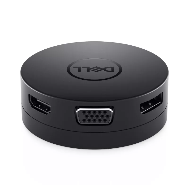 DELL DA300 USB-C 6-in-1 adapteris, juodas