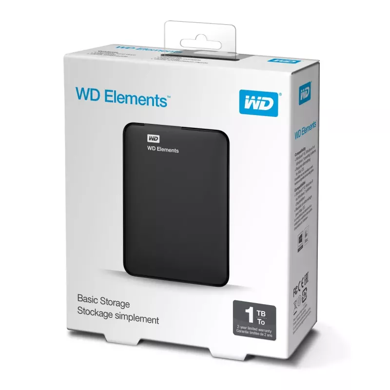 Išorinis kietasis diskas Western Digital 1TB 3.2 Gen 1 WD Elements Portable