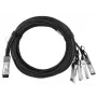 InfiniBand / šviesolaidinis kabelis BlueOptics X4DACBL5 5 m QSFP 4xSFP+ juodas