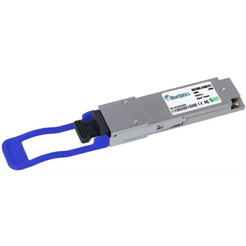 BlueOptics XQ+31LC02D-BO suderinamas 100GBASE-CWDM4 QSFP28 siųstuvas-imtuvas (LC Duplex, 2 km, vienmodis)