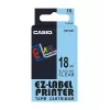 Juosta etikečių spausdinimui Casio XR-18X1 juoda ant skaidraus