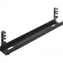 InLine Universalus kabelių vedimo bėgelis 3 lygiai (80/100/120 cm) montavimui po stalu, juodas