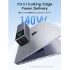 Ugreen 25000mAh 200W greito įkrovimo powerbank pilka