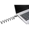 Kensington Slim NanoSaver 2.0 nešiojama spyna su raktu, sidabrinė/juoda, 1,8 m
