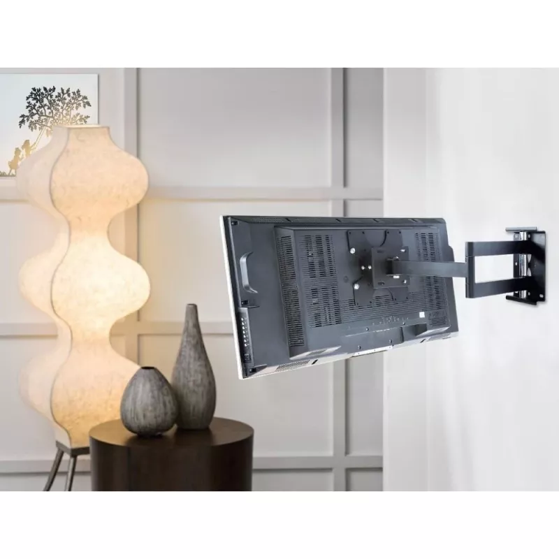 Techly sieninis laikiklis LCD LED 19-37'' pasukamas 2 jungtimis juodas ICA-LCD 2923B