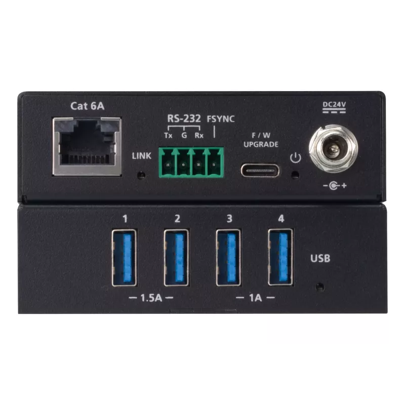 ATEN UCE33100 USB 3.2 signalo kartotuvas iki 100 m per Cat 6A, juodas