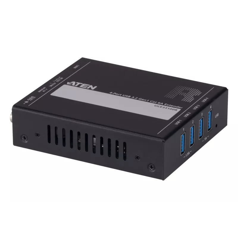 ATEN UCE33100 USB 3.2 signalo kartotuvas iki 100 m per Cat 6A, juodas