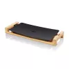 Princess 103026 Table Chef Pure Black – stalinis kepimo prietaisas su aliuminio ir bambuko dizainu, 220 W