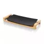 Princess 103026 Table Chef Pure Black – stalinis kepimo prietaisas su aliuminio ir bambuko dizainu, 220 W