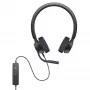 DELL Pro Stereo Headset WH3022, laidinis, biuro/skambučių centrui, 96 g, ausinės, juoda