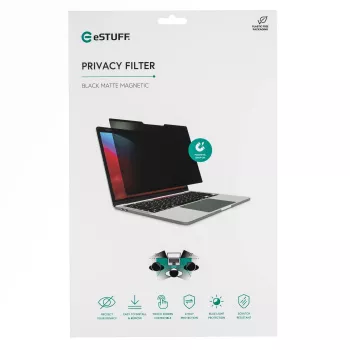 eSTUFF GLBM14309198 privatumo filtras 35,6 cm (14 colių) nešiojamam kompiuteriui, berėmis