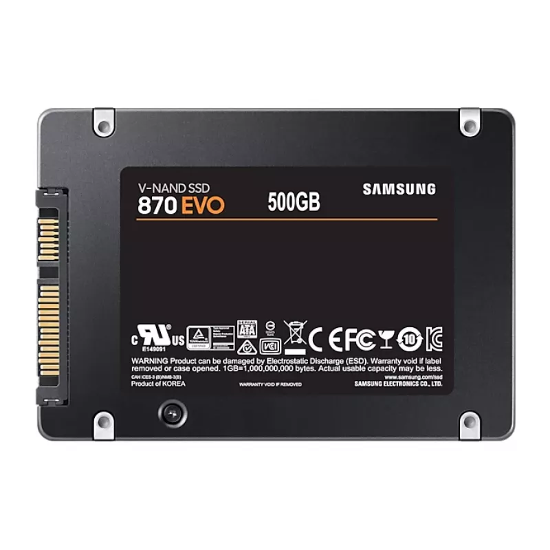 Samsung 870 EVO 500 GB 2,5 colio SATA III V-NAND MLC SSD