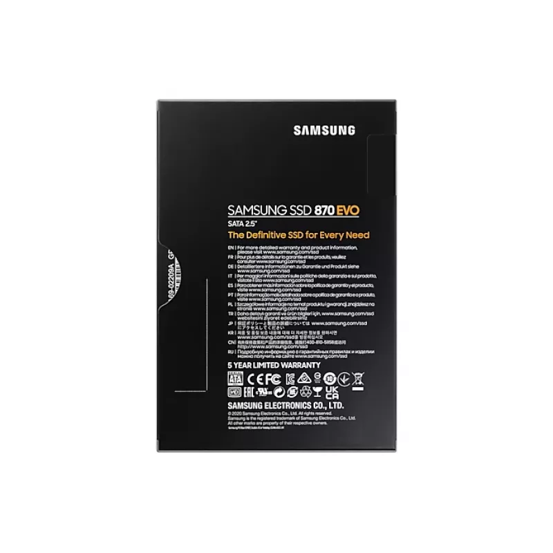 Samsung 870 EVO 500 GB 2,5 colio SATA III V-NAND MLC SSD