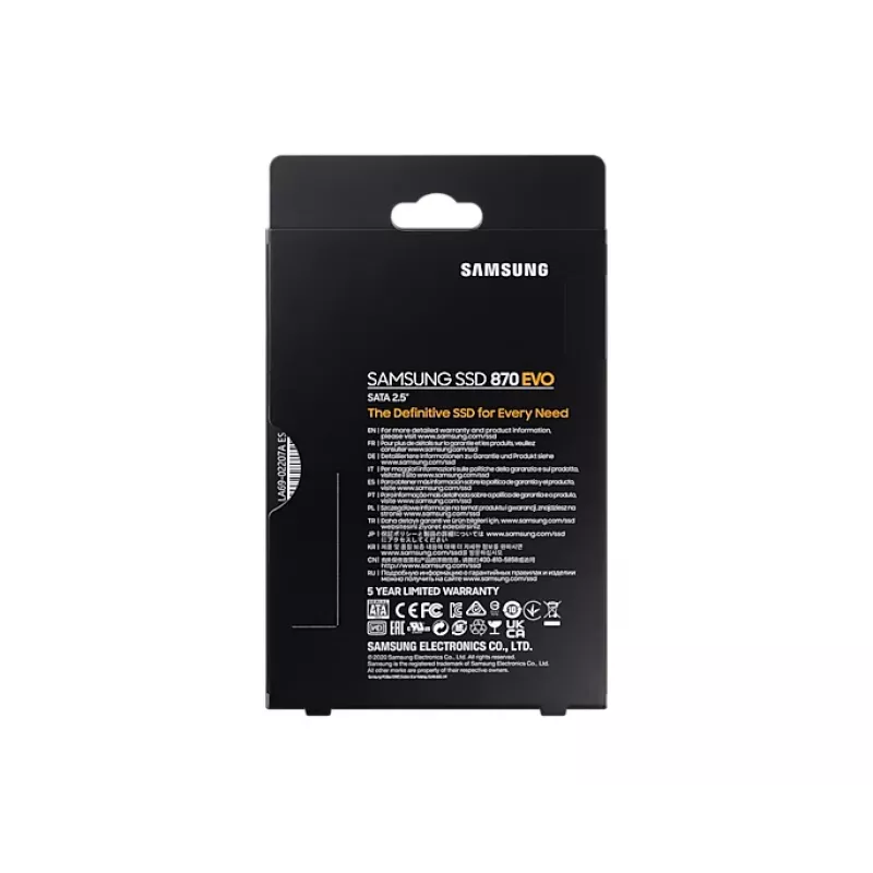 Samsung 870 EVO 500 GB 2,5 colio SATA III V-NAND MLC SSD