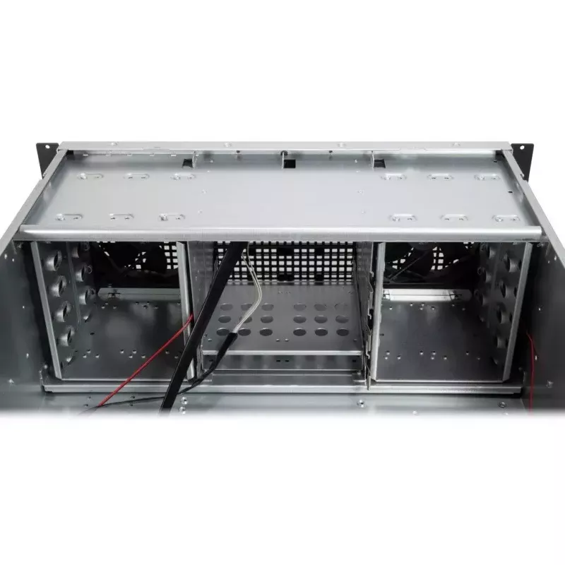 Serverio korpusas Inter-Tech 4U 40255 Rack juodas, pilkas
