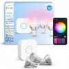 “Philips Hue White and colour ambience Essential” pradinis rinkinys: 3 GU10 išmaniosios lemputės (345 lm)