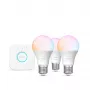 Philips Hue White and colour ambience Essential išmanusis apšvietimo rinkinys – 3× E27 lemputės, 806 lm, 8 W, Bluetooth/Zigbee